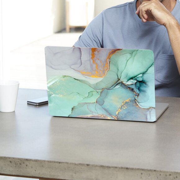 case for Macbook Air 13" hard cover marble A1932/A2179/A2337 - Picture 6 of 9